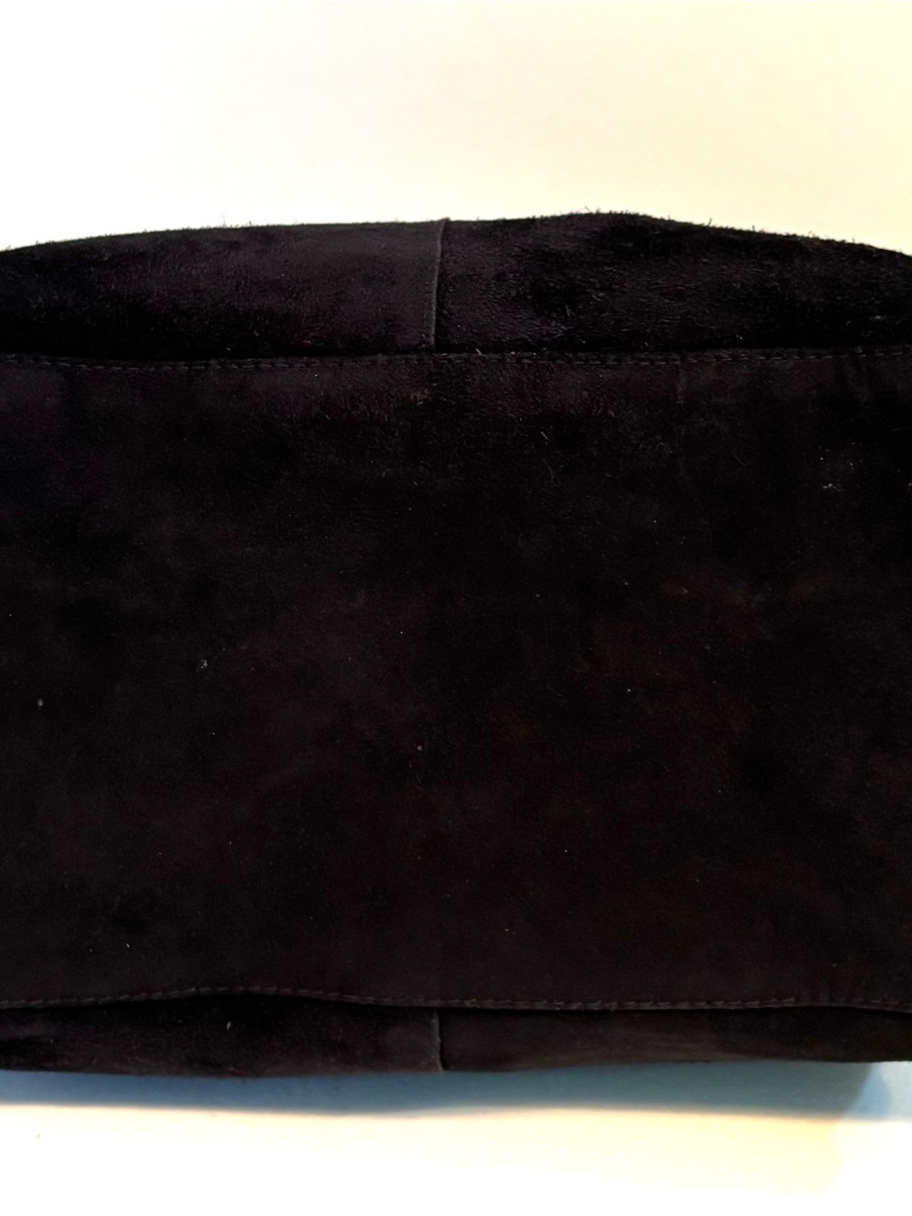 Roost Black Suede Shoulder Hobo Bag - Picture 4 of 11